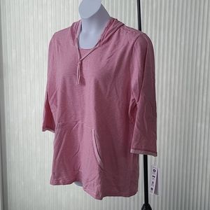 RBX Hooded 3/4 Sleeve Plus SizeTop